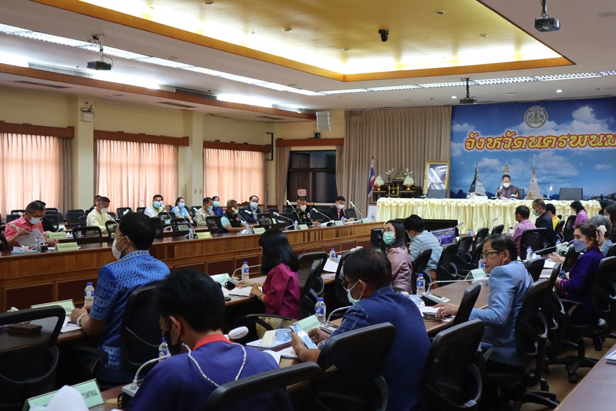 พช.นครพนม ร่วมประชุมคณะกรรมการบริหารงานจังหวัดแบบบูรณาการ (ก.บ.จ.) จังหวัดนครพนม ครั้งที่ 4/2565