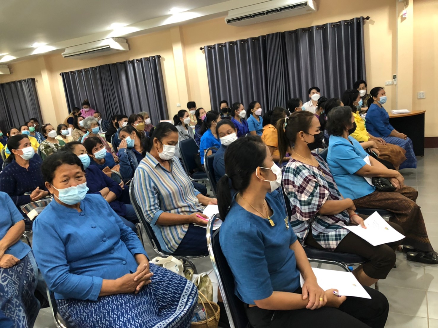 กรมการพัฒนาชุมชนร่วมกับจังหวัดนครพนม ขับเคลื่อนโครงการสืบสานพระราชปณิธาน “นาหว้าโมเดล” ในโอกาสครบรอบ 50 ปี โครงการศิลปาชีพ  