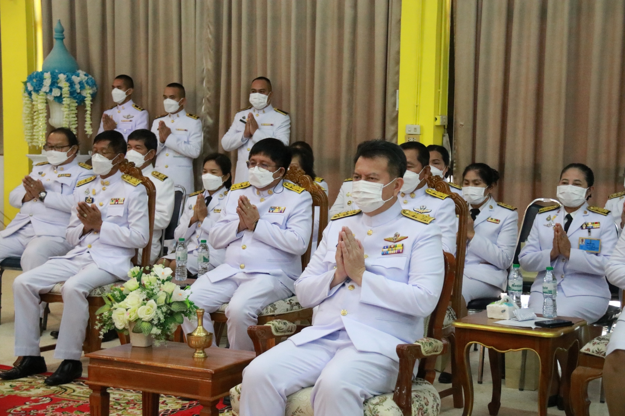 จ.นครพนม ประกอบพิธีรับมอบเงินพระราชทานขวัญถุงกองทุนแม่ของแผ่นดิน ประจำปี 2564-2565