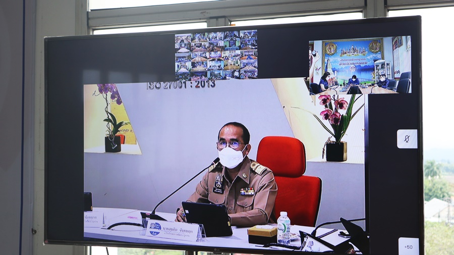พช.นครพนม ร่วมการประชุมกรมการพัฒนาชุมชน ครั้งที่ 9/2565 ประจำปีงบประมาณ พ.ศ. 2565 ผ่านระบบ Video Conference