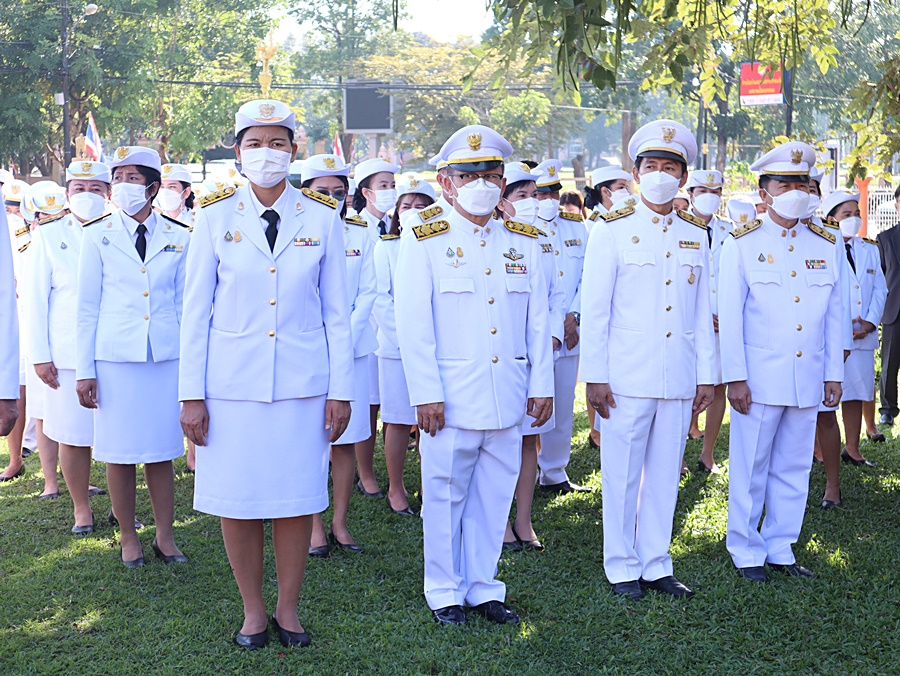พช.นครพนม ร่วมพิธีน้อมรำลึกในวันคล้ายวันสวรรคตพระบาทสมเด็จพระจุลจอมเกล้าเจ้าอยู่หัว 23 ตุลาคม 2565