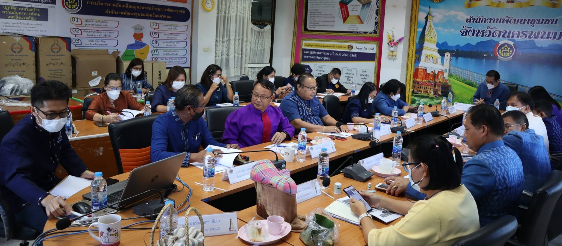 รองหัวหน้าผู้ตรวจราชการกรม มอบแนวทางการขับเคลื่อนงานพัฒนาชุมชนปีงบประมาณ 2566-2570