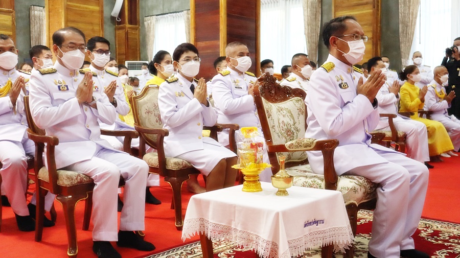 นครพนม ประกอบพิธีน้อมรำลึกในพระมหากรุณาธิคุณ เนื่องในวันคล้ายวันสวรรคต พระบาทสมเด็จพระบรมชนกาธิเบศร มหาภูมิพลอดุลเดชมหาราช บรมนาถบพิตร 13 ตุลาคม 2565