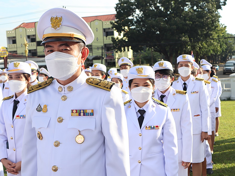 พช.นครพนม ร่วมพิธีน้อมรำลึกในวันคล้ายวันสวรรคตพระบาทสมเด็จพระจุลจอมเกล้าเจ้าอยู่หัว 23 ตุลาคม 2565