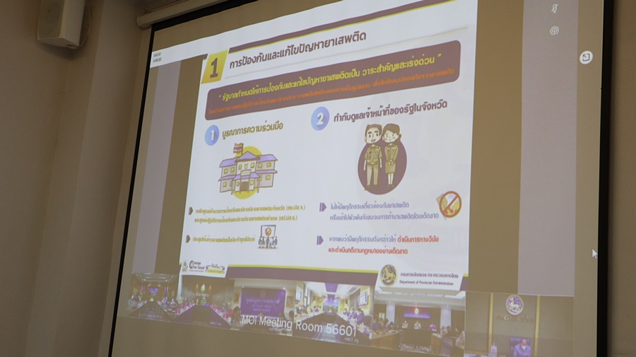 พช.นครพนม ร่วมการประชุมขับเคลื่อนและติดตามนโยบายของรัฐบาล และภารกิจสำคัญของกระทรวงมหาดไทย ประจำปีงบประมาณ พ.ศ.2566