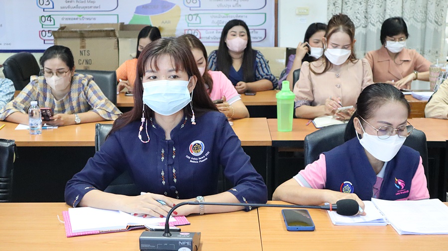 พช.นครพนม ประชุม Morning Brief ขับเคลื่อนงานพัฒนาชุมชน ประจำปีงบประมาณ พ.ศ. 2566
