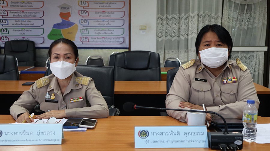 พช.นครพนม ร่วมการประชุมกรมการพัฒนาชุมชน ครั้งที่ 11/2565 ผ่านระบบ Video Conference