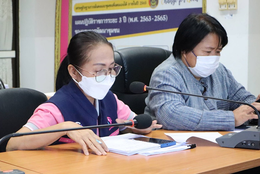 พช.นครพนม ประชุม Morning Brief ขับเคลื่อนงานพัฒนาชุมชน ประจำปีงบประมาณ พ.ศ. 2566