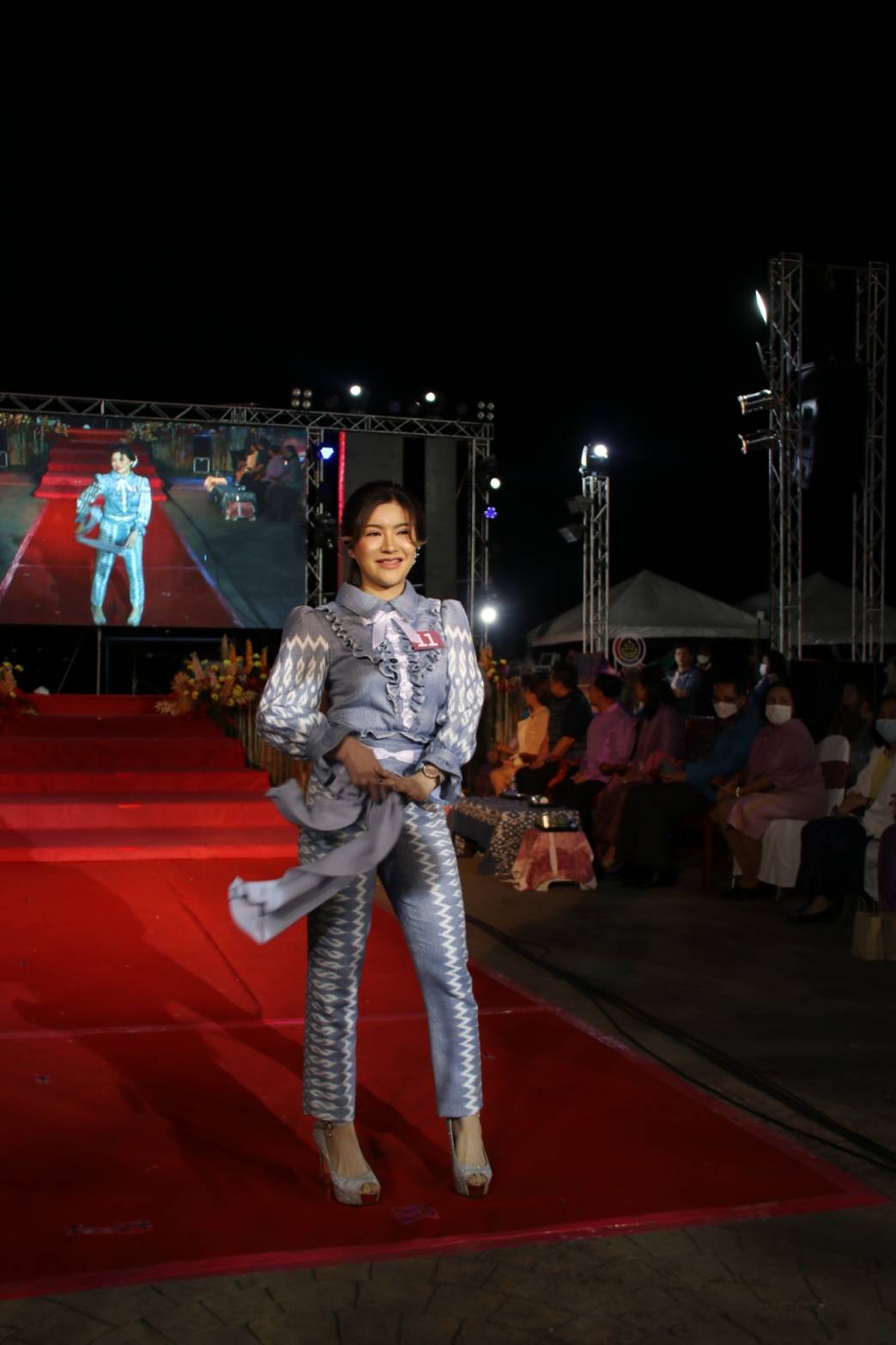 สนองพระดำริสมเด็จเจ้าฟ้าสิริวัณณวรีฯ ปลุกกระแสผ้าไทย อนุรักษ์ภูมิปัญญาและพัฒนาต่อยอดผ้าไทยสู่ความยั่งยืน ในงานเทศกาล “ร้อยหลาก พรรณราย ผ้าไทยนครพนม” 2023