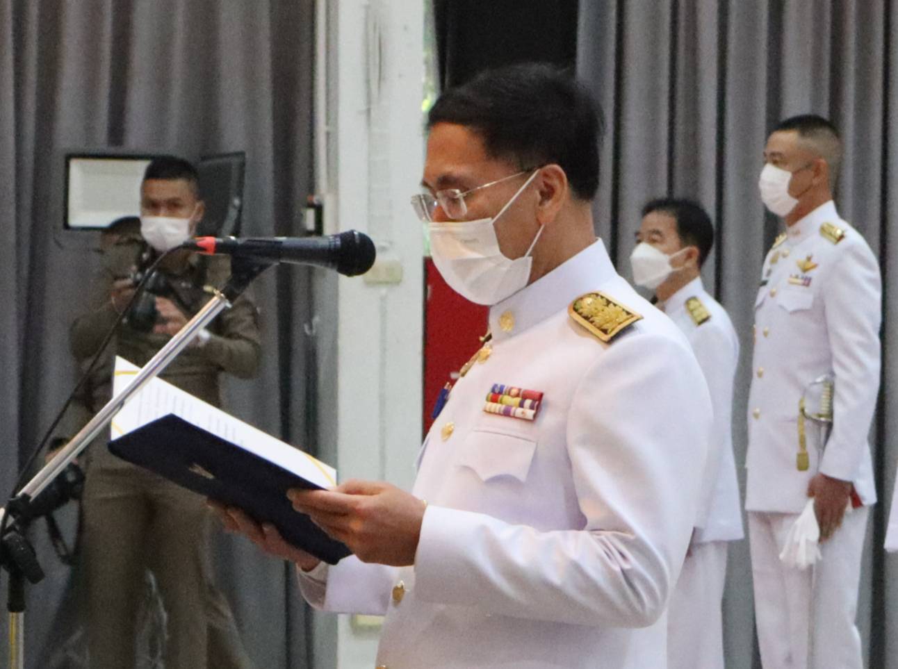 พสกนิกรจังหวัดนครพนม พร้อมใจบำเพ็ญกุศลถวายพ่อหลวง ร.9 เนื่องในวันคล้ายวันพระราชสมภพ วันชาติและวันพ่อแห่งชาติ