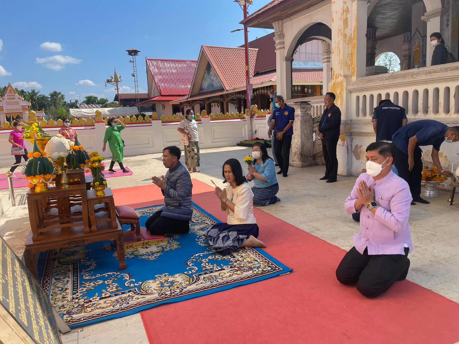 ผู้ว่าราชการจังหวัดนครพนม ตรวจเยี่ยมให้กำลังใจ และให้แนวทางการพัฒนาสู่ความยั่งยืน แก่กลุ่มเป้าหมายการดำเนินโครงการสืบสานพระราชปณิธาน นาหว้าโมเดล ในโอกาสครบรอบ 50 ปี โครงการศิลปาชีพ