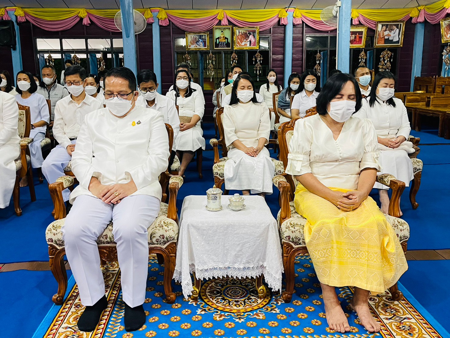 พช.นครพนม ร่วมประกอบพิธีเจริญพระพุทธมนต์ เจริญจิตตภาวนา ถวายพระพรชัยมงคลแด่ สมเด็จพระเจ้าลูกเธอ เจ้าฟ้าพัชรกิติยาภา นเรนทิราเทพยวดี กรมหลวงราชสาริณีสิริพัชร มหาวัชรราชธิดา