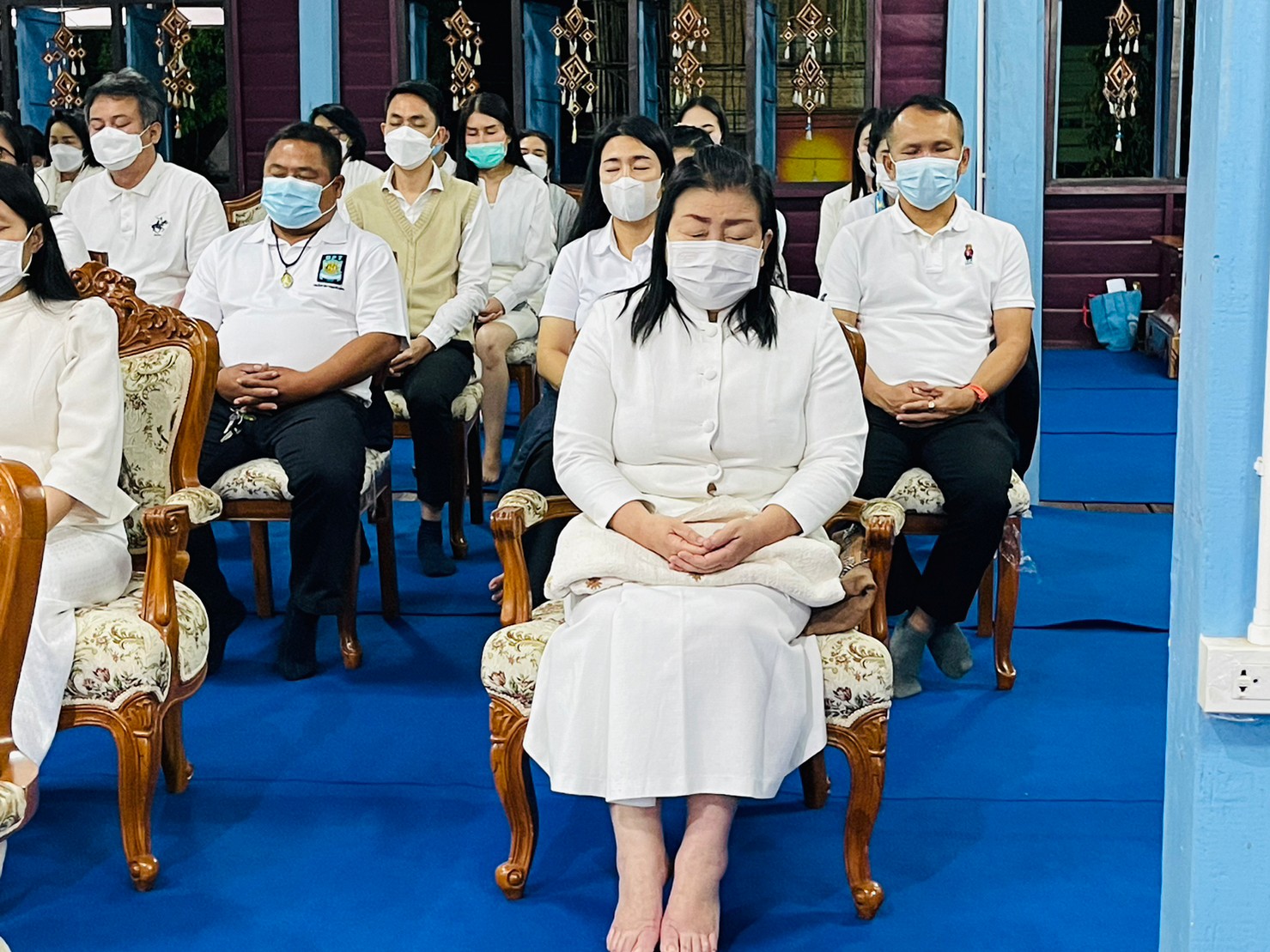 พช.นครพนม ร่วมประกอบพิธีเจริญพระพุทธมนต์ เจริญจิตตภาวนา ถวายพระพรชัยมงคลแด่ สมเด็จพระเจ้าลูกเธอ เจ้าฟ้าพัชรกิติยาภา นเรนทิราเทพยวดี กรมหลวงราชสาริณีสิริพัชร มหาวัชรราชธิดา