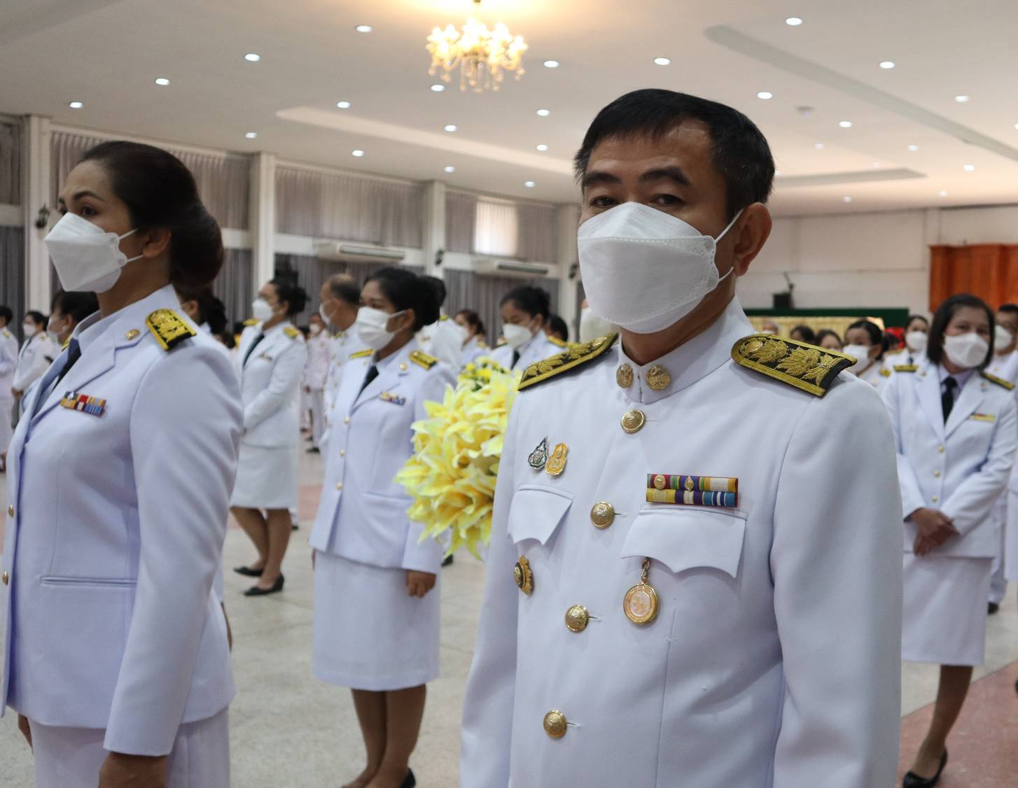 พสกนิกรจังหวัดนครพนม พร้อมใจบำเพ็ญกุศลถวายพ่อหลวง ร.9 เนื่องในวันคล้ายวันพระราชสมภพ วันชาติและวันพ่อแห่งชาติ