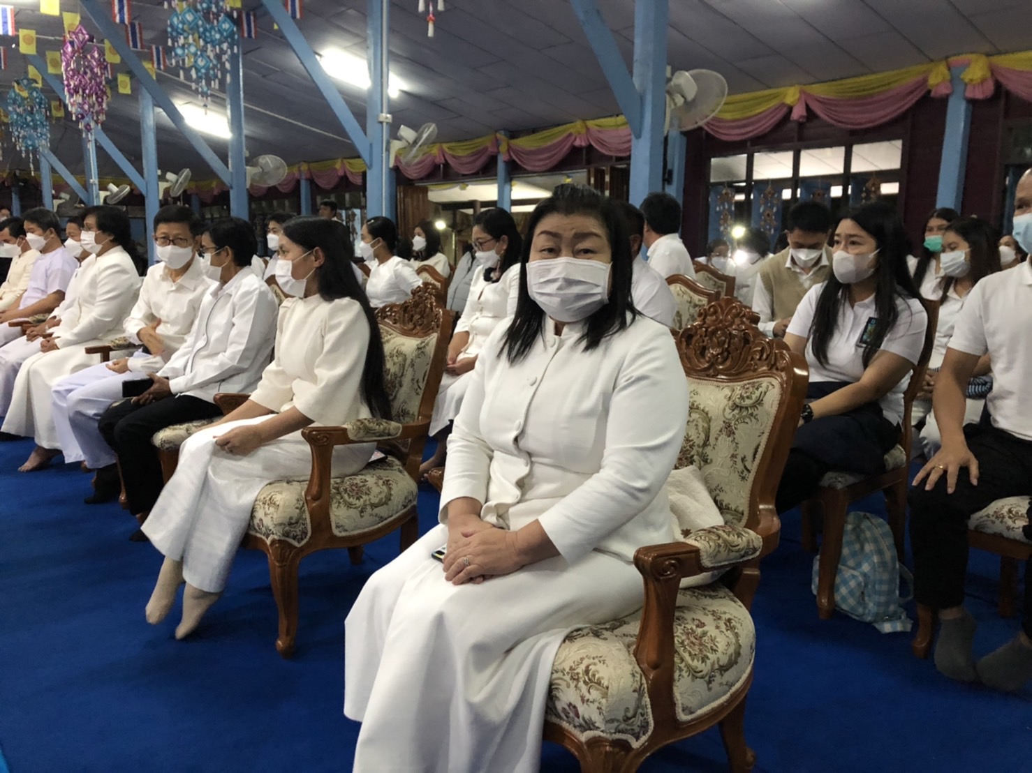 พช.นครพนม ร่วมประกอบพิธีเจริญพระพุทธมนต์ เจริญจิตตภาวนา ถวายพระพรชัยมงคลแด่ สมเด็จพระเจ้าลูกเธอ เจ้าฟ้าพัชรกิติยาภา นเรนทิราเทพยวดี กรมหลวงราชสาริณีสิริพัชร มหาวัชรราชธิดา