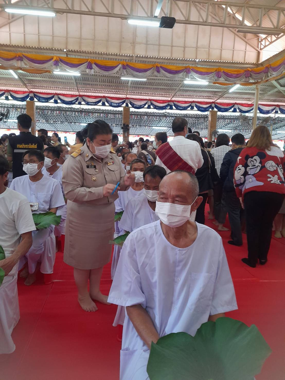 พช.นครพนม ร่วมพิธีบรรพชาอุปสมบทหมู่ จำนวน 99 รูป เพื่อถวายพระพรชัยมงคลแด่สมเด็จพระเจ้าลูกเธอ เจ้าฟ้าพัชรกิติยาภา นเรนทิราเทพยวดี กรมหลวงราชสาริณีสิริพัชร มหาวัชรราชธิดา