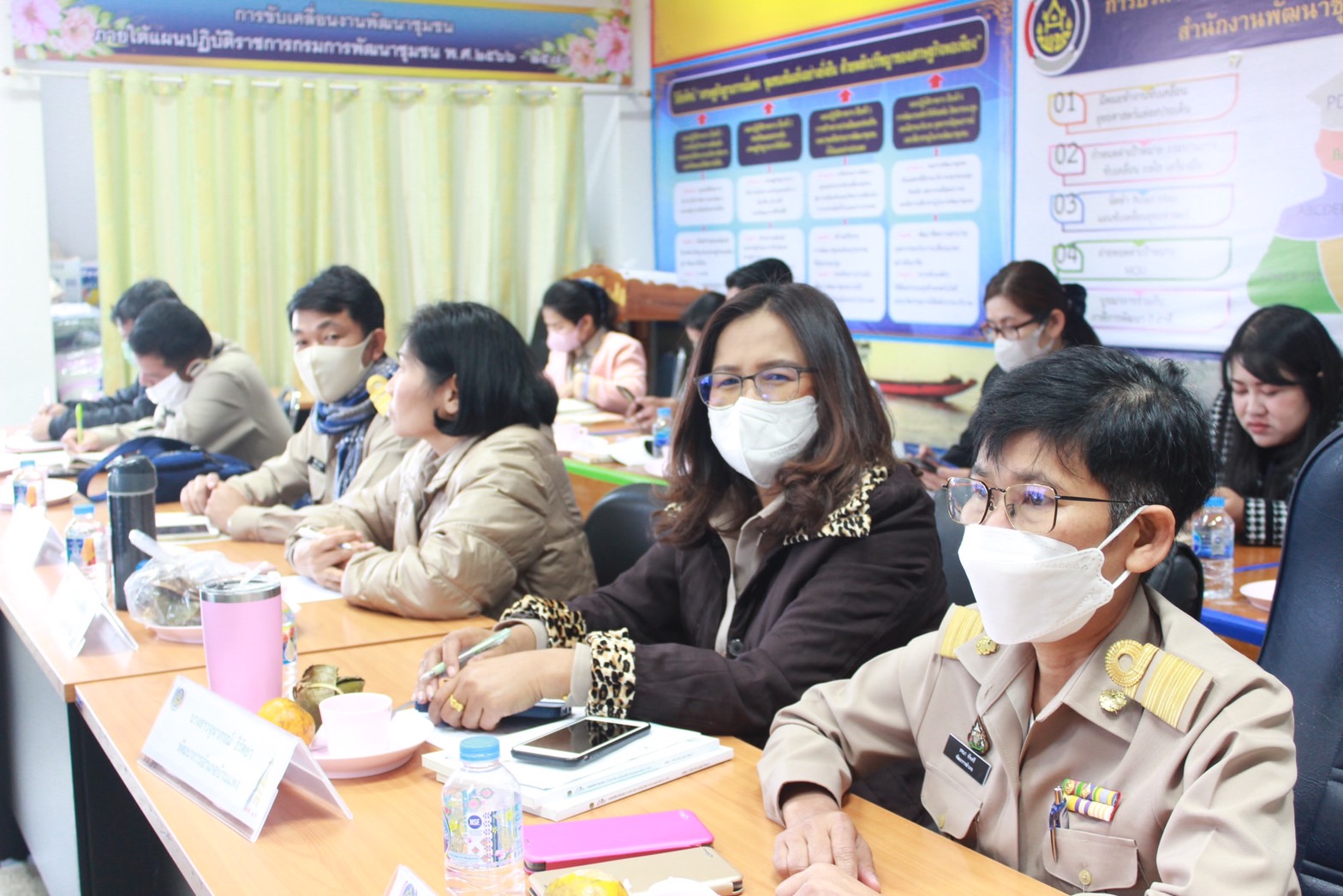 พช.นครพนม ร่วมการประชุมกรมการพัฒนาชุมชน ครั้งที่ 1/2566 ผ่านระบบ Video Conference