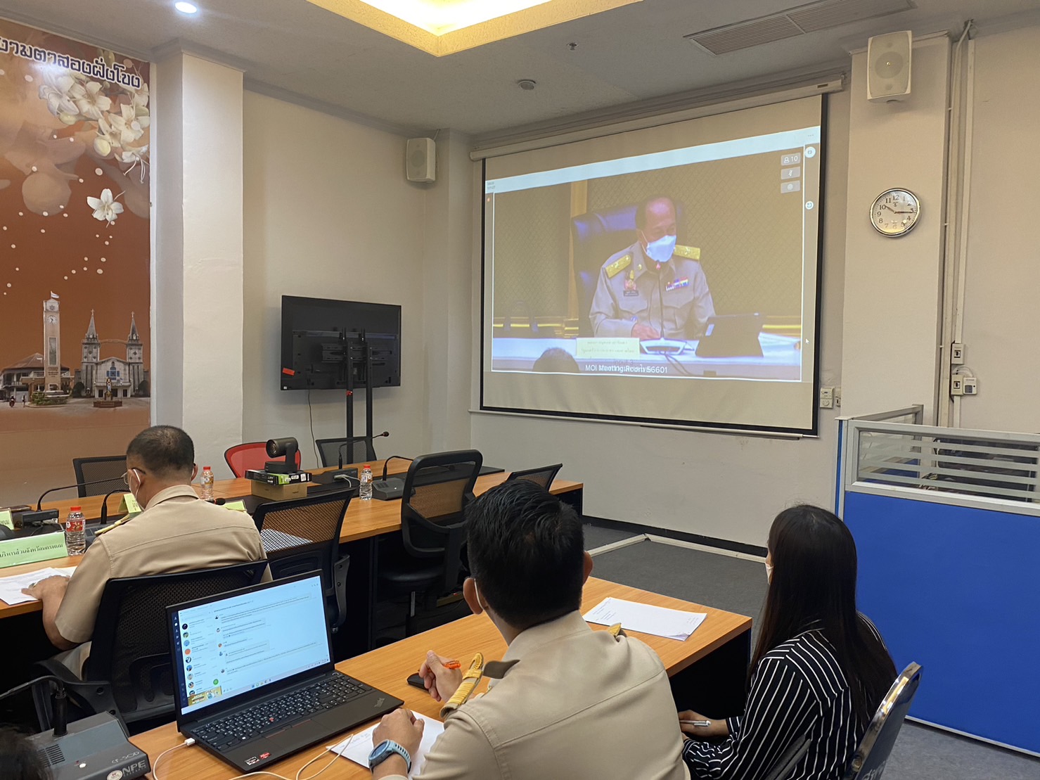 พช.นครพนม ร่วมการประชุมขับเคลื่อนและติดตามนโยบายของรัฐบาลและภารกิจสำคัญของกระทรวงมหาดไทย ประจำปีงบประมาณ พ.ศ. 2566