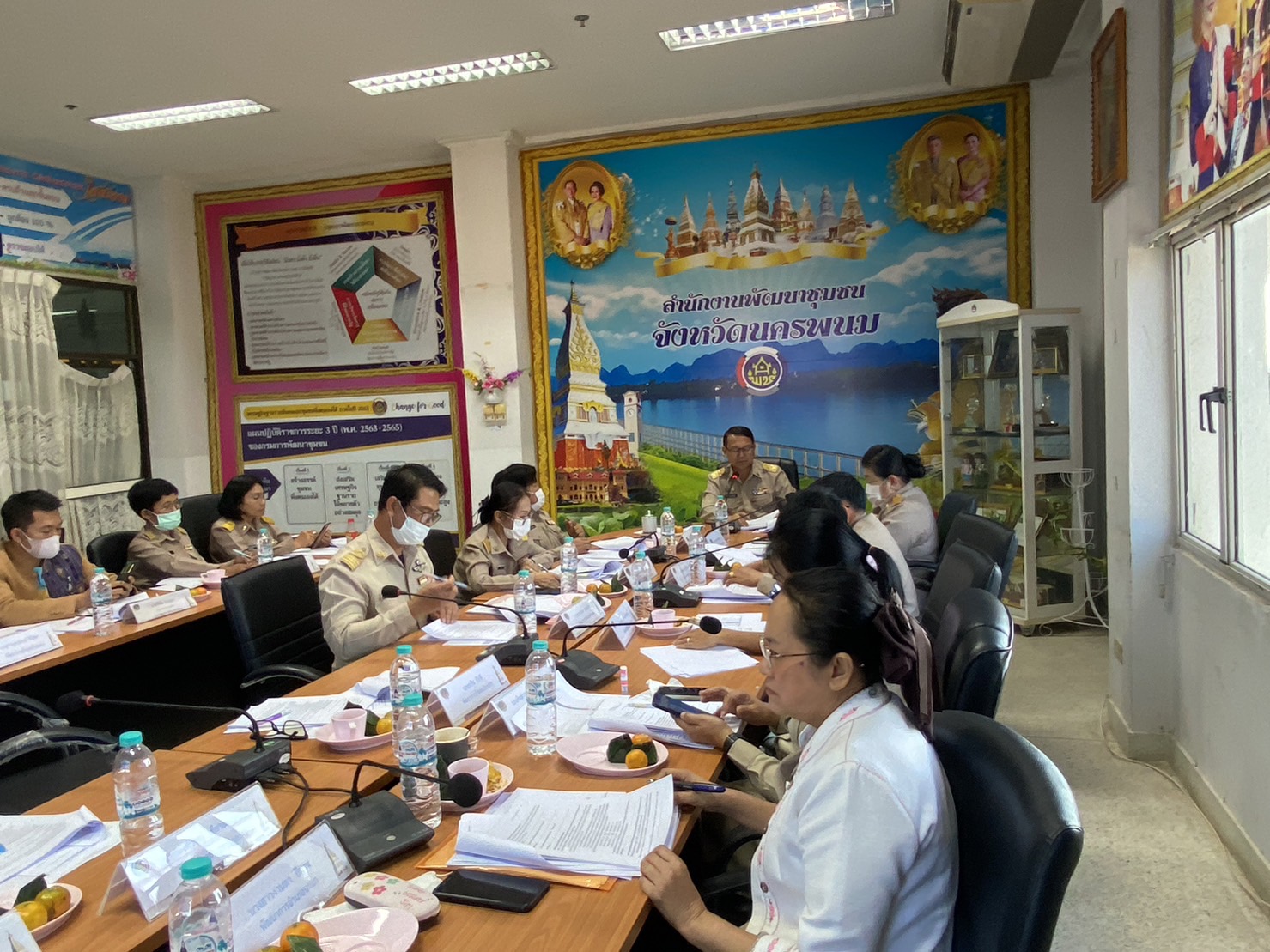 พช.นครพนม ประชุมผู้อำนวยการกลุ่มงาน พัฒนาการอำเภอ นักวิชาการพัฒนาชุมชนจังหวัดนครพนม ครั้งที่ 2/2566
