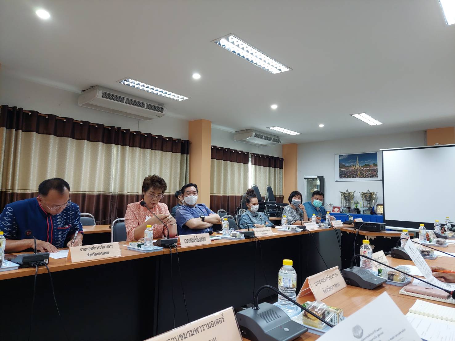 จังหวัดนครพนม ประชุมเพื่อเตรียมความพร้อมการจัดประเพณีสงกรานต์นครพนม ประจำปี 2566