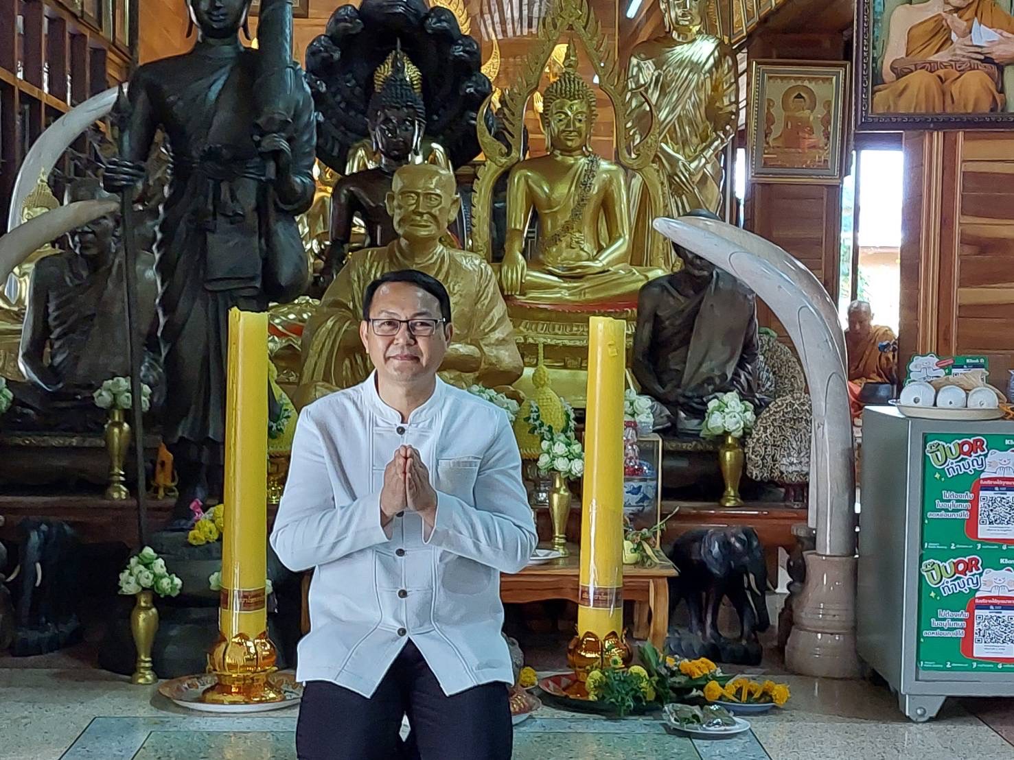 พช.นครพนม ร่วมกิจกรรมส่งเสริมพระพุทธศาสนา เนื่องในเทศกาลวันมาฆบูชา พุทธศักราช 2566