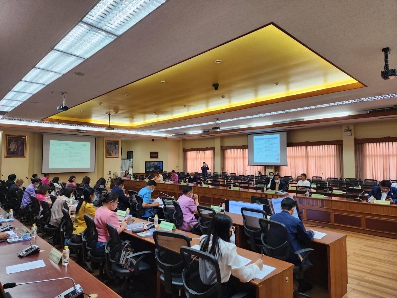 จังหวัดนครพนม ประชุมคณะกรรมการร่วมภาครัฐและเอกชนเพื่อพัฒนาและแก้ไขปัญหาทางเศรษฐกิจนครพนม (กรอ.จังหวัดนครพนม) ครั้งที่ 2/2566