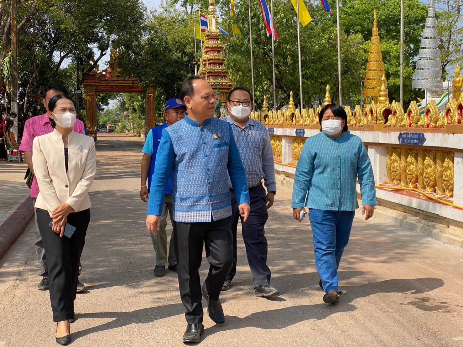 ผู้ตรวจราชการกรมการพัฒนาชุมชน ลงพื้นที่ติดตามผลการปฏิบัติราชการ