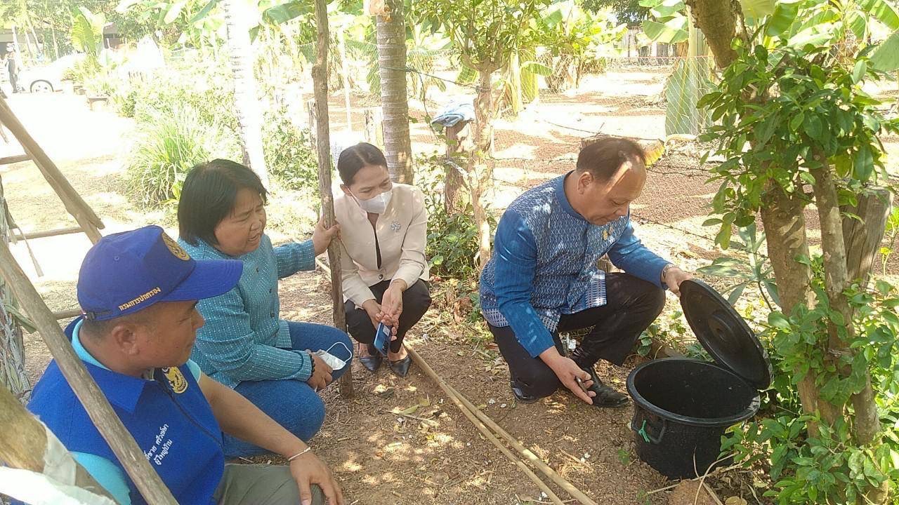 ผู้ตรวจราชการกรมการพัฒนาชุมชน ลงพื้นที่ติดตามผลการปฏิบัติราชการ