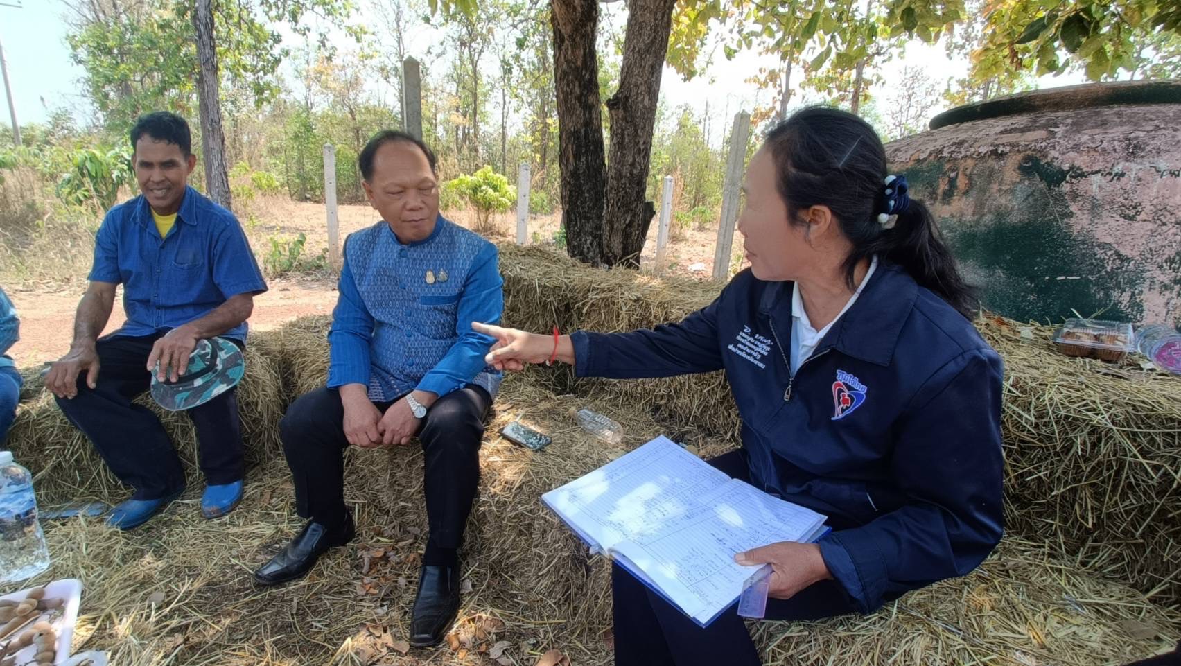 ผู้ตรวจราชการกรมการพัฒนาชุมชน ลงพื้นที่ติดตามผลการปฏิบัติราชการ