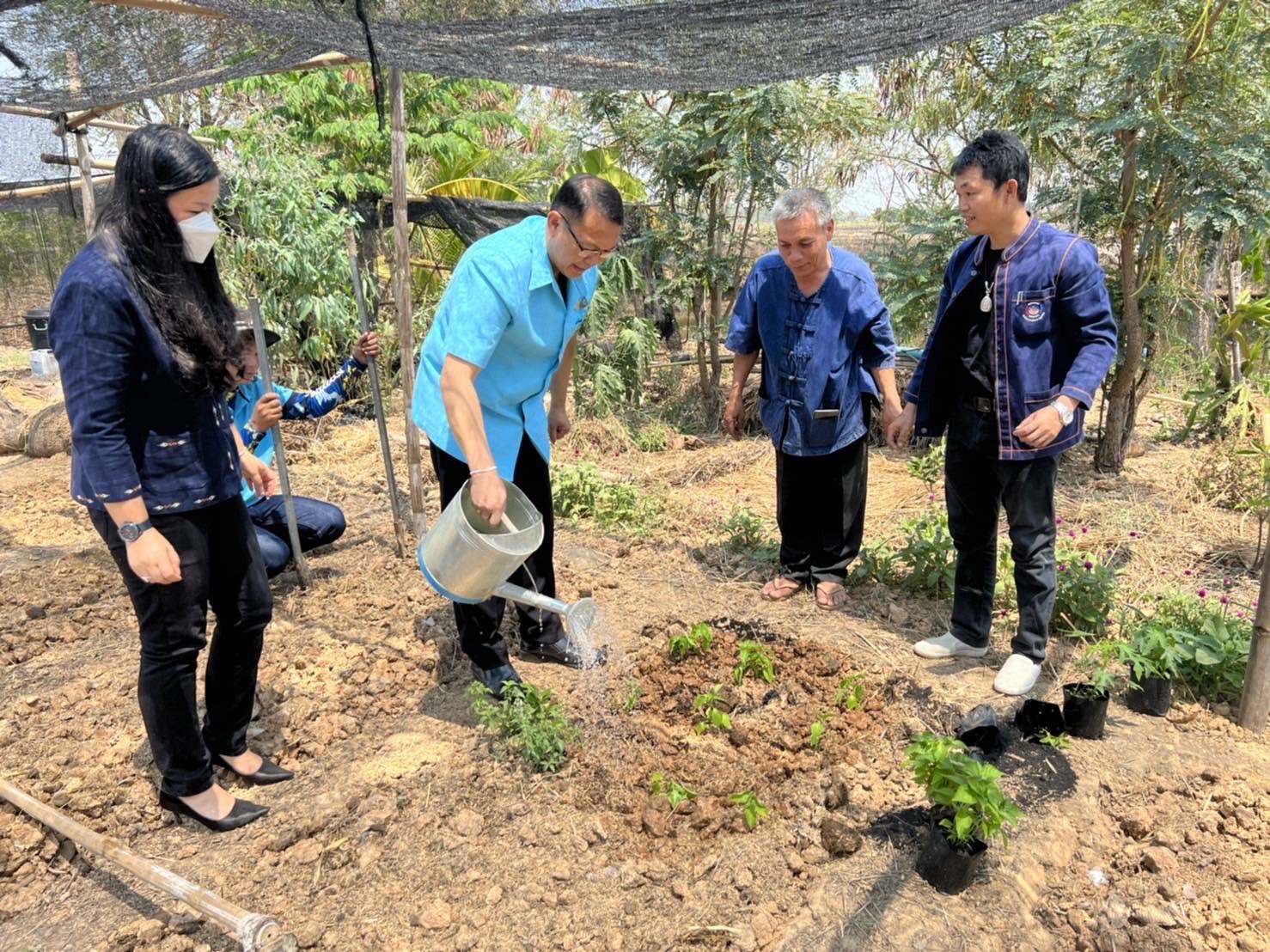 พช.นครพนม ลงพื้นที่ติดตาม นิเทศ สนับสนุนและประเมินผลการปฏิบัติราชการอำเภอโซนใต้ ไตรมาส 2 ปีงบประมาณ 2566
