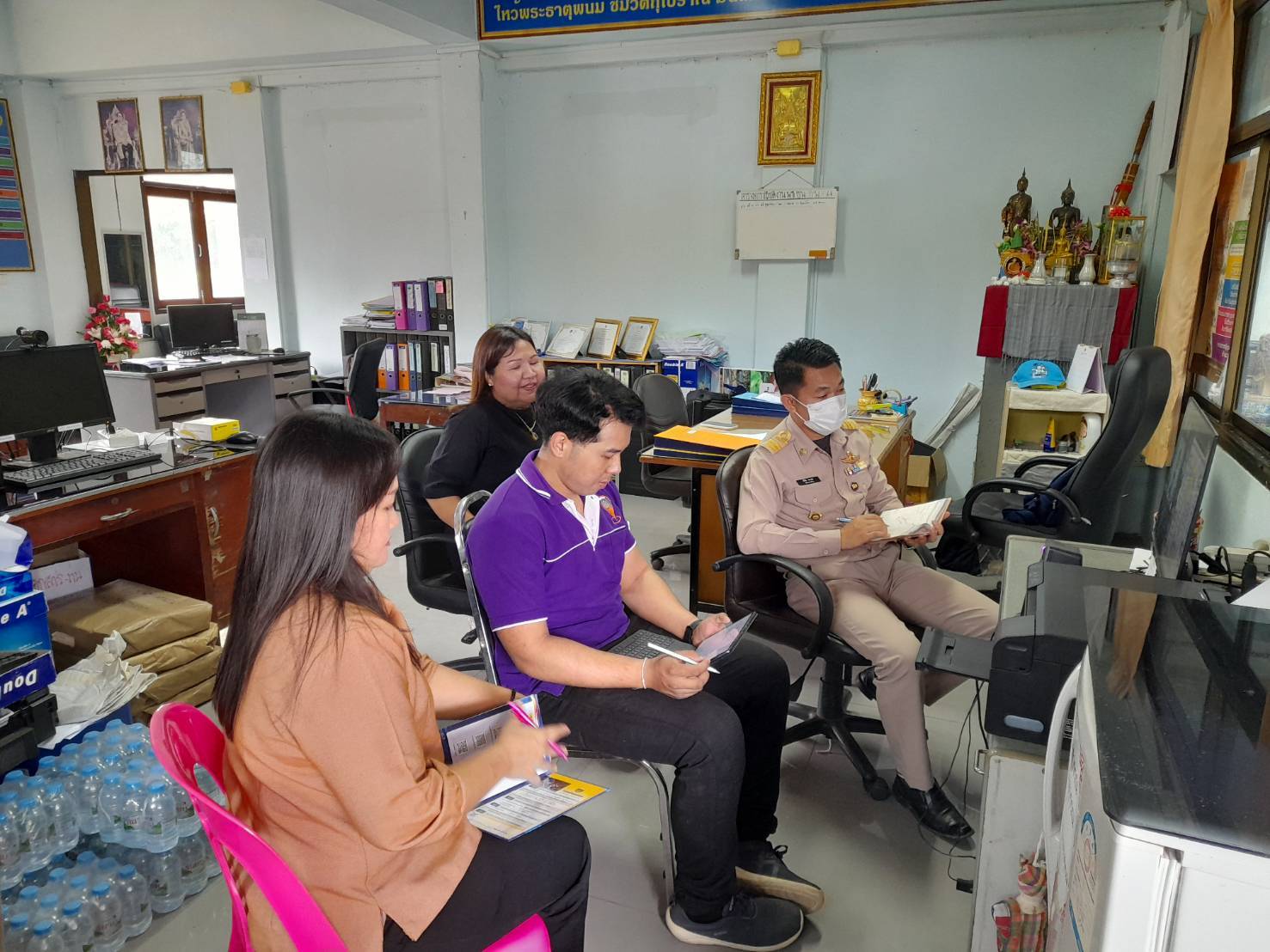 พช.นครพนม ร่วมการประชุมกรมการพัฒนาชุมชน ครั้งที่ 4/2566 ผ่านระบบ Video Conference