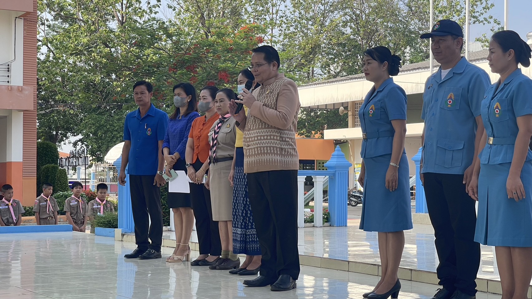 พช.นครพนม ร่วมกิจกรรมการดำเนินงานตามนโยบายด้านการศึกษาและข้อสั่งการของผู้ว่าราชการจังหวัดนครพนม สู่การปฏิบัติ ประจำปีการศึกษา 2566