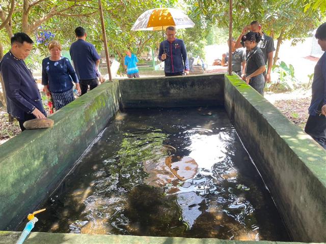 พช.นครพนม  เยี่ยมชมความสำเร็จศูนย์การเรียนรู้ตำรวจตระเวนชายแดนบ้านปากห้วยม่วง อำเภอบ้านแพง