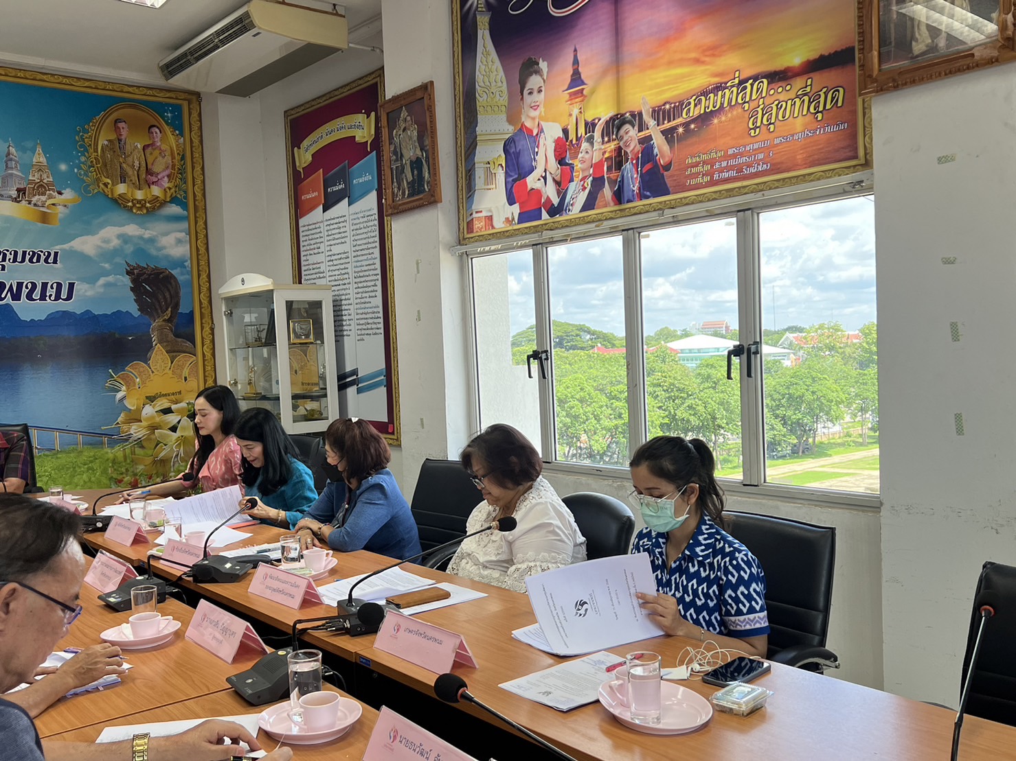 จังหวัดนครพนม ประชุมคณะอนุกรรมการบริหารกองทุนพัฒนาบทบาทสตรี  จังหวัดนครพนม ครั้งที่ 5/2566
