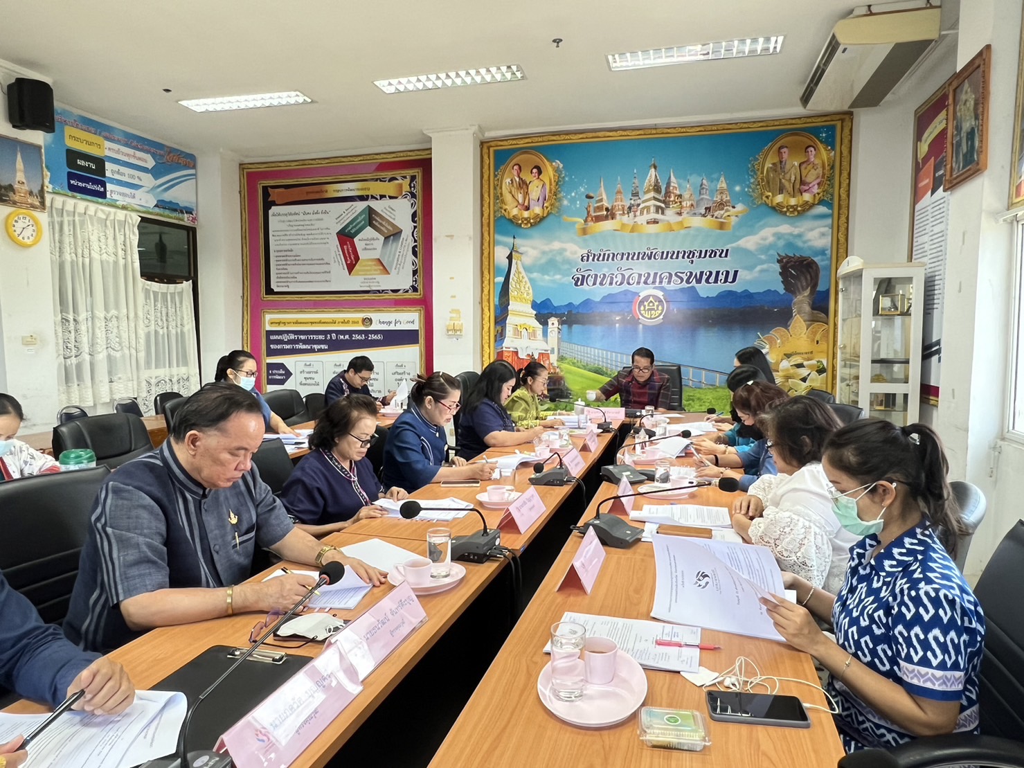 จังหวัดนครพนม ประชุมคณะอนุกรรมการบริหารกองทุนพัฒนาบทบาทสตรี  จังหวัดนครพนม ครั้งที่ 5/2566
