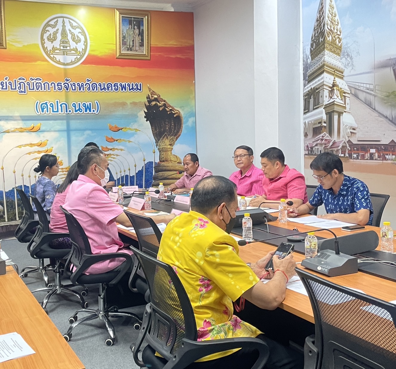 พช. นครพนม ร่วมประชุมขับเคลื่อนโครงการหนึ่งตำบล หนึ่งหมู่บ้านยั่งยืน (Sustainable Village) เพื่อเฉลิมพระเกียรติ สมเด็จพระเจ้าลูกเธอ เจ้าฟ้าสิริวัณณวรี นารีรัตราชกัญญา