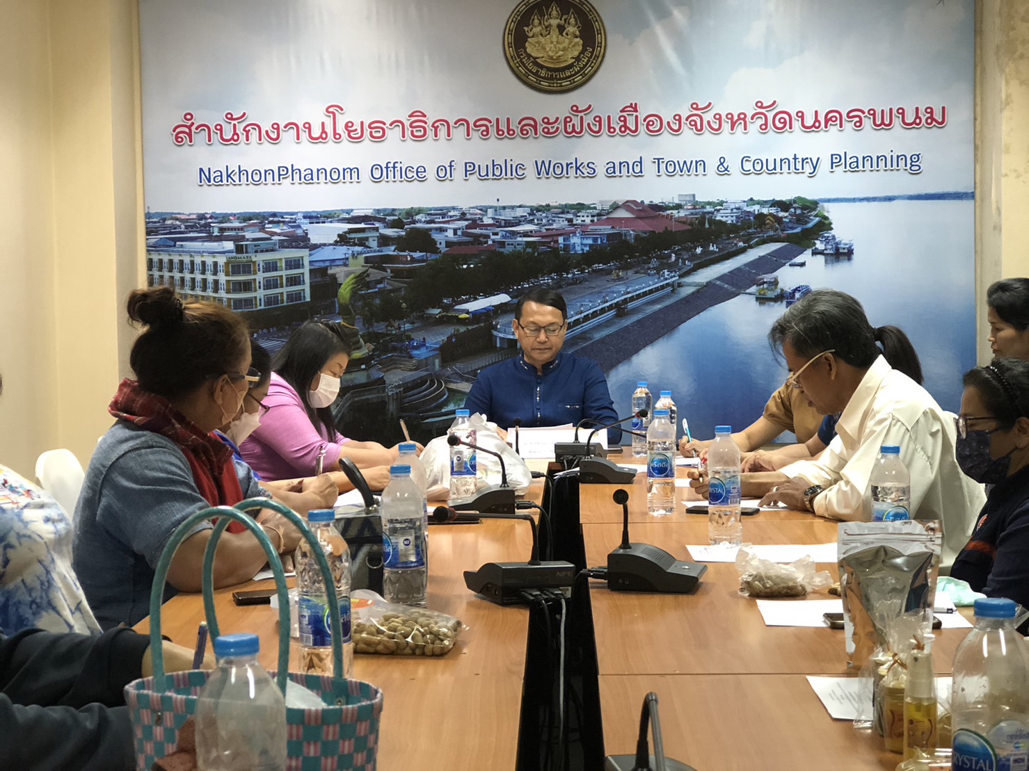 พช.นครพนม ประชุมเครือข่าย OTOP นครพนม เตรียมจัดงานบวงสรวงพญาศรีสัตตนาคราช ประจำปี 2566