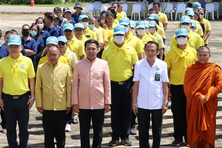 พช.นครพนม ร่วมพิธีเปิดโครงการพัฒนาตามผังภูมิสังคมเพื่อการบริหารจัดการน้ำหมู่บ้าน/ชุมชน แบบบูรณาการอย่างยั่งยืน (Geo-social Map) จังหวัดนครพนม