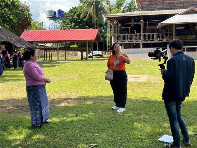 พช.นครพนม ร่วมประชาสัมพันธ์หมู่บ้านท่องเที่ยว OTOP Village พื้นที่ตำบลหนองสังข์ อำเภอนาแก จังหวัดนครพนม