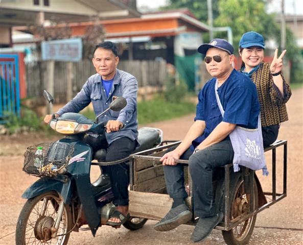 พช.นครพนม ร่วมประชาสัมพันธ์หมู่บ้านท่องเที่ยว OTOP Village พื้นที่ตำบลหนองสังข์ อำเภอนาแก จังหวัดนครพนม