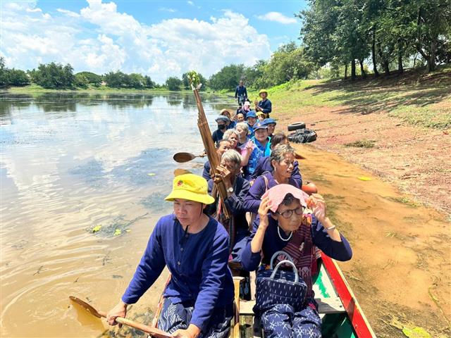 พช.นครพนม ร่วมประชาสัมพันธ์หมู่บ้านท่องเที่ยว OTOP Village พื้นที่ตำบลหนองสังข์ อำเภอนาแก จังหวัดนครพนม