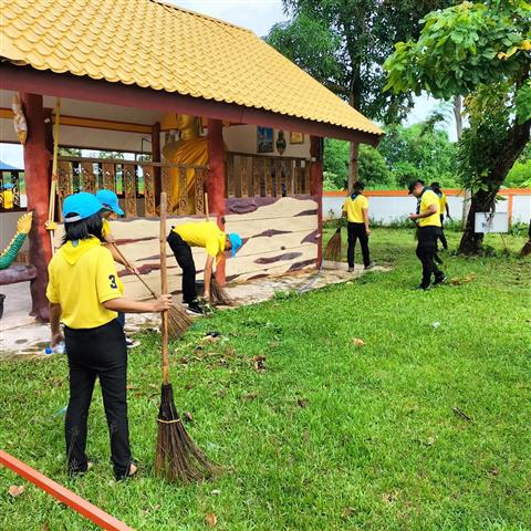 จังหวัดนครพนม   จัดกิจกรรมเฉลิมพระเกียรติพระบาทสมเด็จพระปรเมนทรรามาธิบดีศรีสินทรมหาวชิราลงกรณ พระวชิรเกล้าเจ้าอยู่หัว เนื่องในโอกาสวันเฉลิมพระชนมพรรษา 28 กรกฎาคม 2566 “จิตอาสาพัฒนาชุมชน เอามื้อสามัคคี ทำความดีถวายในหลวง”