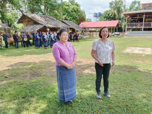พช.นครพนม ร่วมประชาสัมพันธ์หมู่บ้านท่องเที่ยว OTOP Village พื้นที่ตำบลหนองสังข์ อำเภอนาแก จังหวัดนครพนม