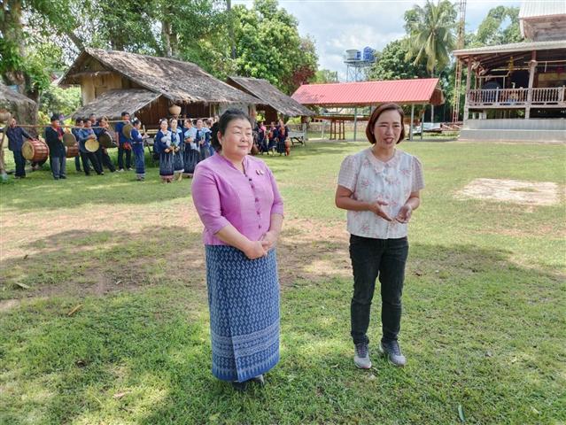 พช.นครพนม ร่วมประชาสัมพันธ์หมู่บ้านท่องเที่ยว OTOP Village พื้นที่ตำบลหนองสังข์ อำเภอนาแก จังหวัดนครพนม