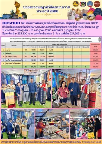 นครพนม  จัดงานบวงสรวงพญาศรีสัตตนาคราช ประจำปี 2566 (วันที่7 เดือน 7 ของทุกปี รวม 7 วัน 7 เคืน)