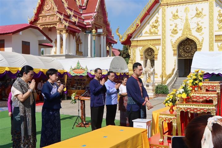 พช.นครพนม ร่วมพิธีเปิดเส้นทางความเชื่อความศรัทธาแห่งลุ่มแม่น้ำโขง ตามรอยพญานาค
