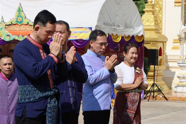 พช.นครพนม ร่วมพิธีเปิดเส้นทางความเชื่อความศรัทธาแห่งลุ่มแม่น้ำโขง ตามรอยพญานาค