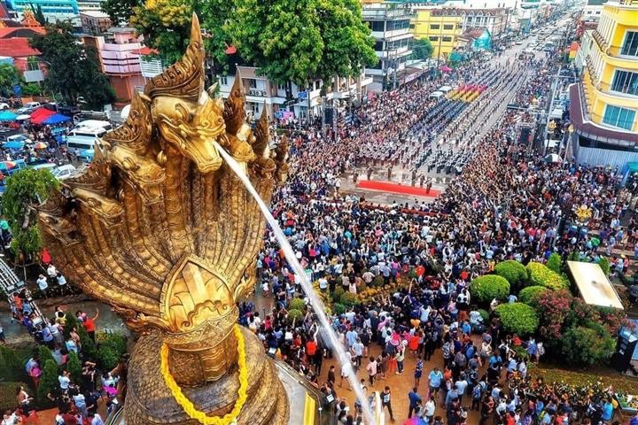 นครพนม   จัดงานบวงสรวงพญาศรีสัตตนาคราช ประจำปี 2566 รวม 7 วัน 7 คืน