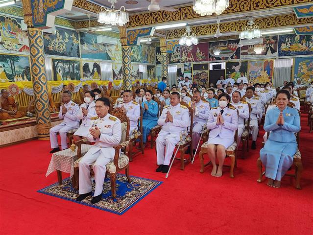 พช.นครพนม   ร่วมพิธีทำบุญตักบาตรและปล่อยพันธุ์สัตว์น้ำถวายพระราชกุศลสมเด็จพระนางเจ้าสิริกิติ์ พระบรมราชชนนีพันปีหลวง เนื่องในโอกาสวันเฉลิมพระชนมพรรษา 12 สิงหาคม 2566