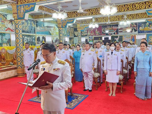 พช.นครพนม   ร่วมพิธีทำบุญตักบาตรและปล่อยพันธุ์สัตว์น้ำถวายพระราชกุศลสมเด็จพระนางเจ้าสิริกิติ์ พระบรมราชชนนีพันปีหลวง เนื่องในโอกาสวันเฉลิมพระชนมพรรษา 12 สิงหาคม 2566